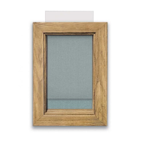 United Visual Products Indoor Enclosed Combo Board, 72"x36", Black Frame/White Porc & Pumice UVCB7236B-WHTPORC-PUMICE